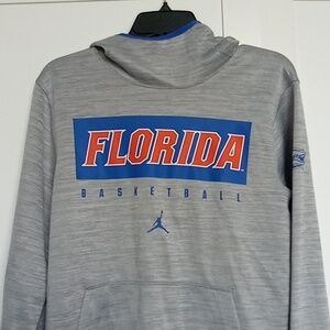 Jordan University of Florida Basketball Hoodie Size S EUC